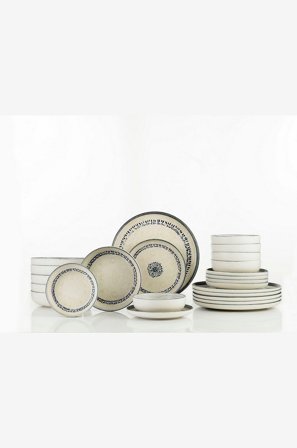 Hermia - Middagsuppsättning (24 delar) Lily - Blå - Serviser - Från Homeroom