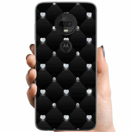 Motorola Moto G7 Tpu Mobilskal Diamant Hjärta