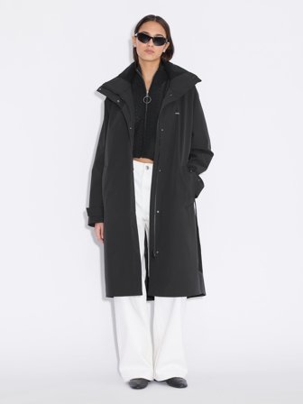 Holzweiler - Flow Rain Jacket - Black - Womens - Extra Small