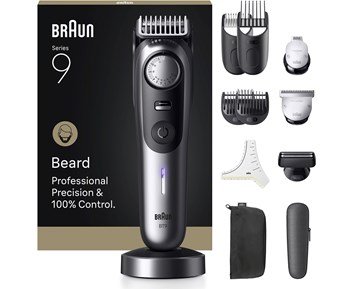 Braun Styler BT 9560 Satin Chrome - Skäggtrimmer med 52 längdinställningar