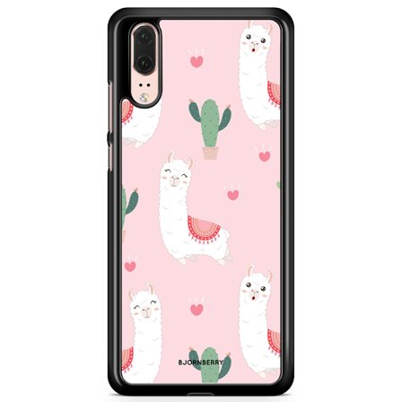 Bjornberry Skal Huawei P20 - Lama Mönster