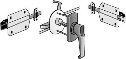 ASSA Fix 1195 Stang 1200 mm, Dør- & vinduesbeslag
