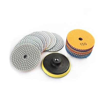 19 kpl Diamond Polishing Pads Kit -hiomalevysarja , set /kuiva