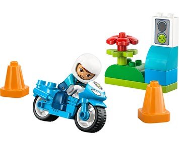 LEGO DUPLO Town Blå polismotorcykel 10471