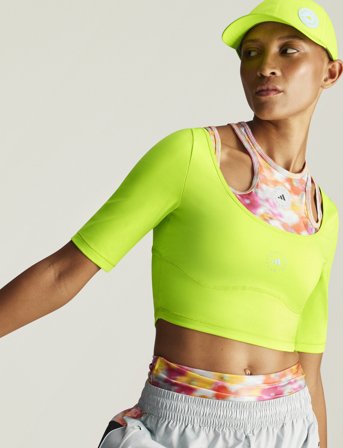 adidas by Stella McCartney Asmc Crop - Green - L