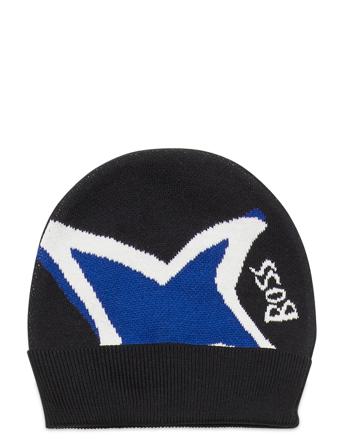 Destino_Set_Jt Accessories Headwear Beanies Musta BOSS