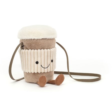 Jellycat 20 cm Amuseables Coffee-To-Go Bag plyslegetøj