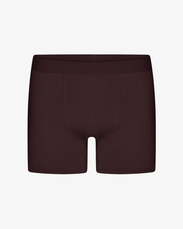 Classic Organic Boxer Briefs - Oxblood Red