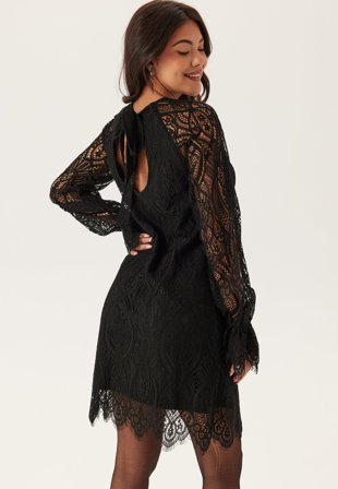 BUBBLEROOM-Lace Bow Dress-L