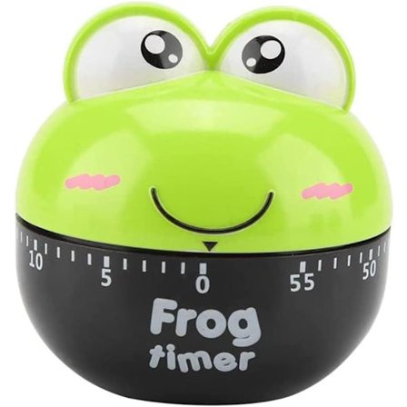 Tegneserie Frø Form Køkkenur, Madlavnings- og Bageur, Køkkenartikler til Madlavning i Køkkenet, 60 Minutter