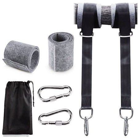 Hengekøye belte, utendørs hengekøye 2X150CM for hengekøye og hagesvinge