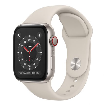 Silicon Armband till Apple Watch - Beige (42mm)