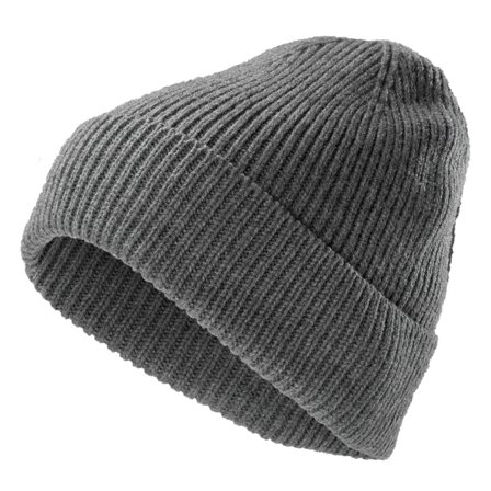 Szara czapka beanie Felic Montagna dla mężczyzn - Czapki typu beanie