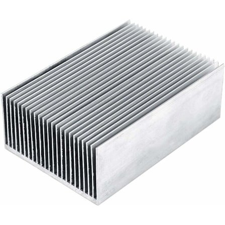 Kylfläns, kylfläns i aluminium, kylchip, lämplig för dator, integrerad krets 100 69 36 mm Longziming