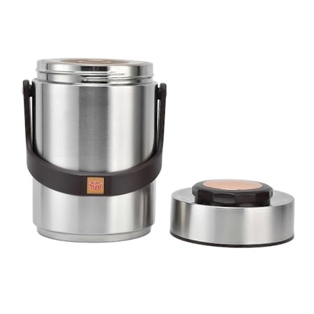 304 Rustfrit Stål 3-Lags Vakuumisoleret Madkasse - 2000ml Bærbar Isoleret Beholder
