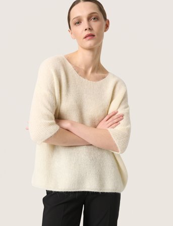 Soaked in Luxury Sltuesday Jumper - White - L