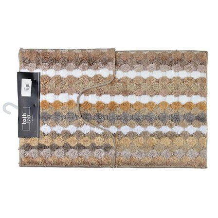 ZAC Komplet 2 Badrumsmattor 50x40cm och 50x80cm i Beige