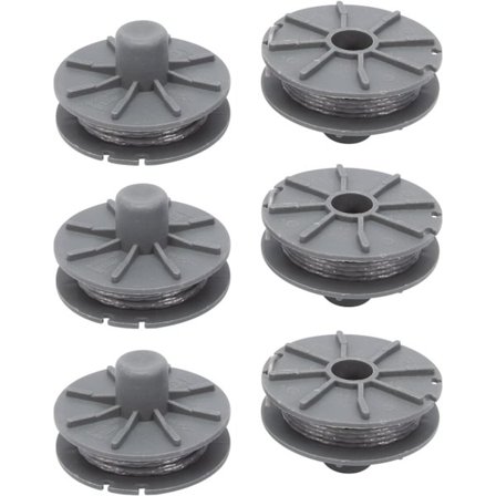 5307-20 Vaihtokelan lanka 6 kpl Gardena Strimmerille - Halkaisija: 1,6 mm - 6,1 m - Tyypeille 9805, 9806, 9807, 9808, 9809, 9827, 8846, 8847, 88