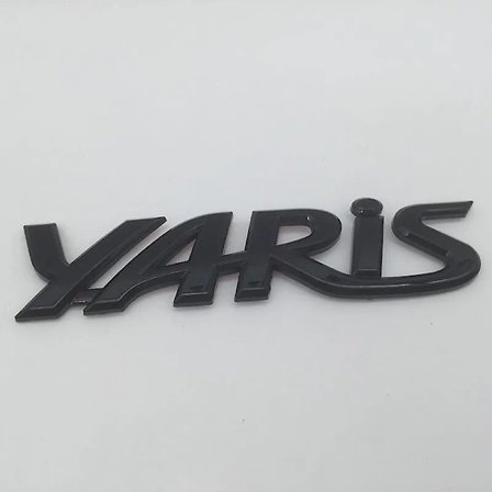 1 stk 3D ABS Høj Kvalitet Til YARIS Bil Bogstav Emblem Bagklap Bagklistermærker Badge Klistermærke Dekal Styling Biltilbehør~3437