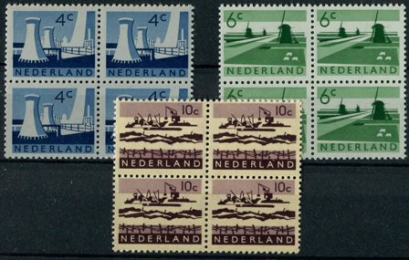 Holland 1963 - NVPH 792-794 - 4-blokke - Postfrisk