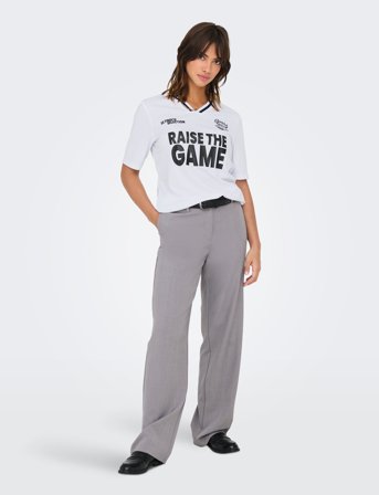 ONLY Onlnadine S/S Top Box Jrs - White - M