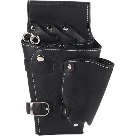 Frisörväska, saxficka hölster med bälte för frisörer, salong frisör barberare saxar sax frisör