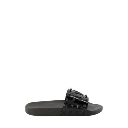 Valentino Garavani, Sliders Czarny, Mężczyzna, Rozmiar: 42 EU