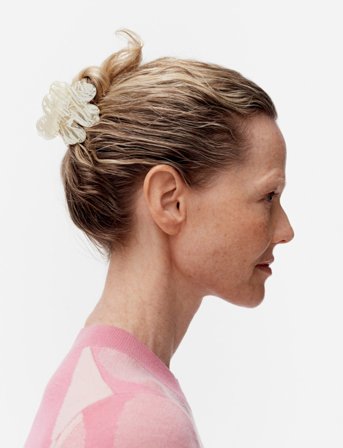 Marimekko Unikko Hair Clip Small - Cream - ONE SIZE