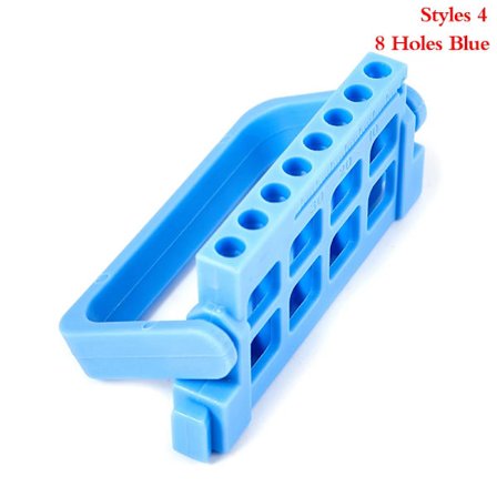 Bærbar 16 hullers endodontisk dispenser filbor Opbevaringsstativ Holder til dental endo rodkanal dentallaboratorieinstrument Bur Stand