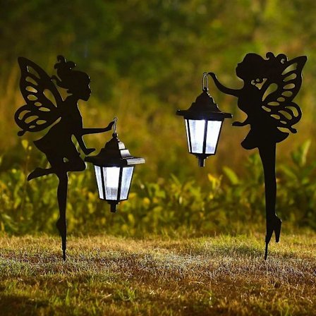 Fe solcellelys for utendørs dekorasjon KLB