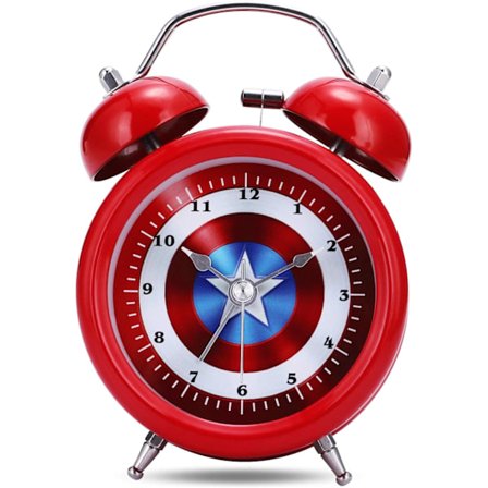 Captain Silent Barnealarm i Rødt med Dobbel