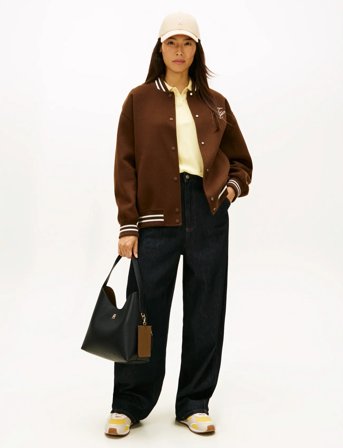 Tommy Hilfiger Th Icon Shoulder Bag - Black - ONE SIZE