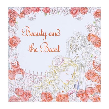 Målarhäfte Mindfulness Avslappning Anti-Stress Beauty and Beast