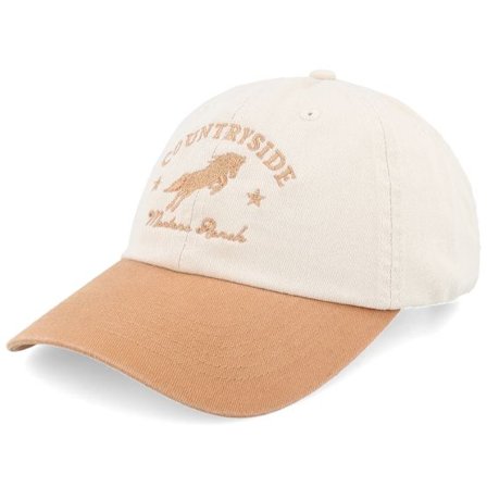 Wild Spirit - Beige unconstructed Keps - Countryside Montana Washed Stone/Wheat Dad Cap @ Hatstore