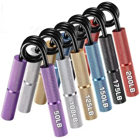 Grip styrke trener sett – 6 justerbare grep