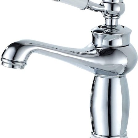 Enkelgreppsblandare för handfat Enkeltgreppsblandare för handfat keramisk blomdekoration tvättställ