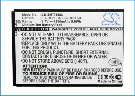 Batteri for SmartPhone, Mobil for T-Mobile SGH-T769, Galaxy S Blaze 4G