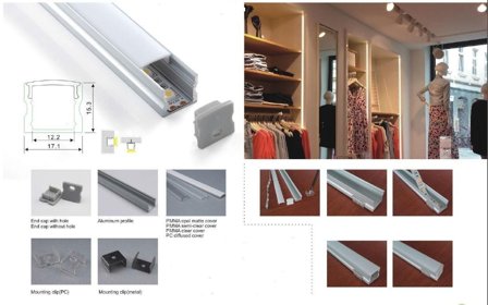 SYNERGY 21 LED U-Profil 200cm, ALU004-R weiss