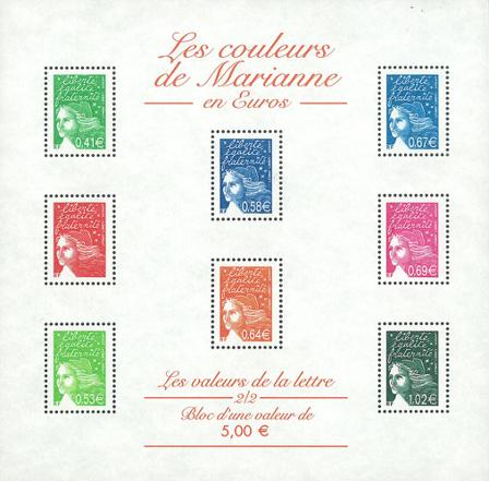 Frankrig 2002 - YT BF 45 - Miniark - Postfrisk