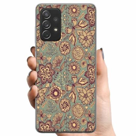Samsung Galaxy A52 5g Tpu Mobilskal Vintage Flowers