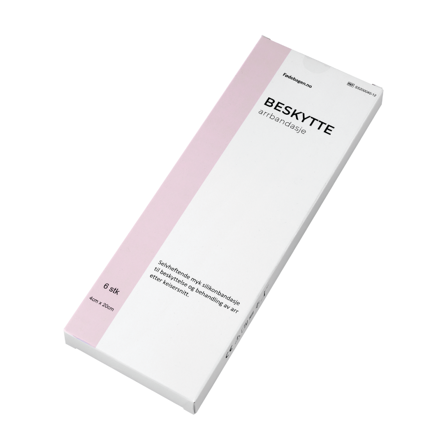 Fødebagen Arrbandasje, 4 cm x 20 cm, 6 stk.