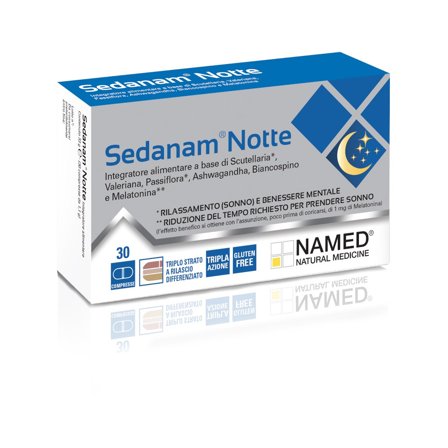 Named Sedanam Notte 30 Compresse - Integratore per il Sonno
