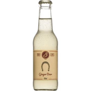 THREE CENTS GINGER BEER 200ML*