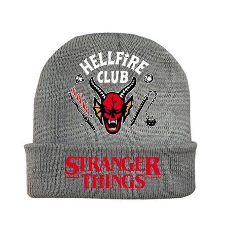 Mote Vinter Varm Ull Lue Stranger Things Beanie Lue Cosplay.k