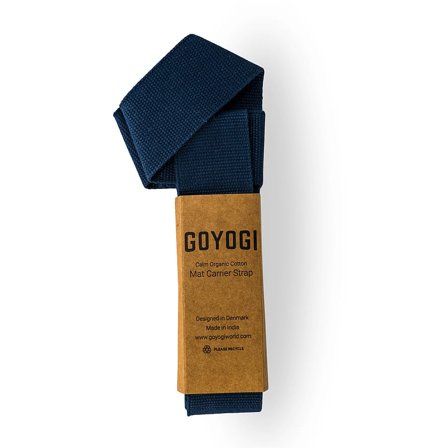 GOYOGI Organic Cotton Bærestrop Dark Blue, Sport & Velvære, Yogaudstyr, Yogamåtter