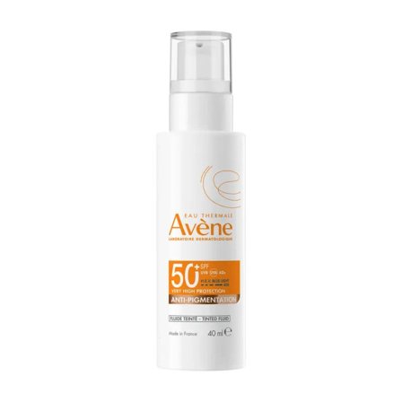 Eau Thermale Avene Solare Fluido Viso Colorato Antimacchie SPF50+