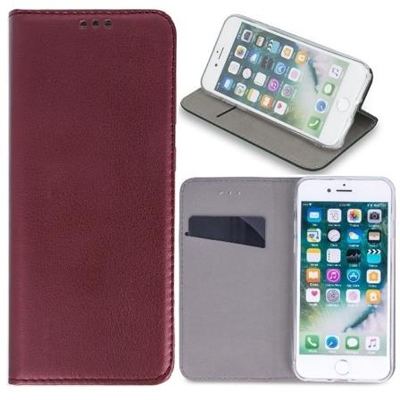 iPhone 16 PRO Max - Mobilplånbok Smart Magnet vinröd Vin, röd
