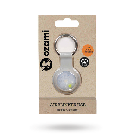 Ozami - Ozami Blinker Airblinker Grå - for store hunder - Reflekser & Sikkerhetslamper til gåturen på Doggie.no