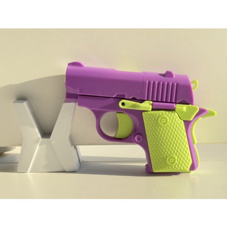 Mini 1911 3D-printet Fidget Gun Legetøj - Stress Relief ABS-plastikgave til børn