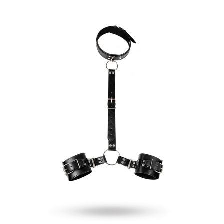 BDSM Collar & Wrist Restraints